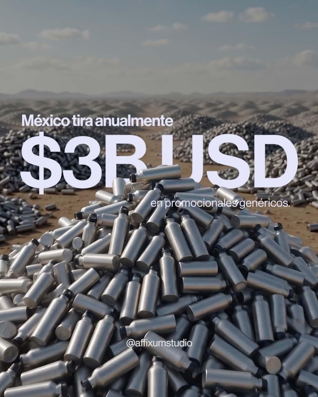 México desecha un estimado de $3B USD al año en mercancía promocional genérica